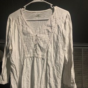 Off-white cotton blouse